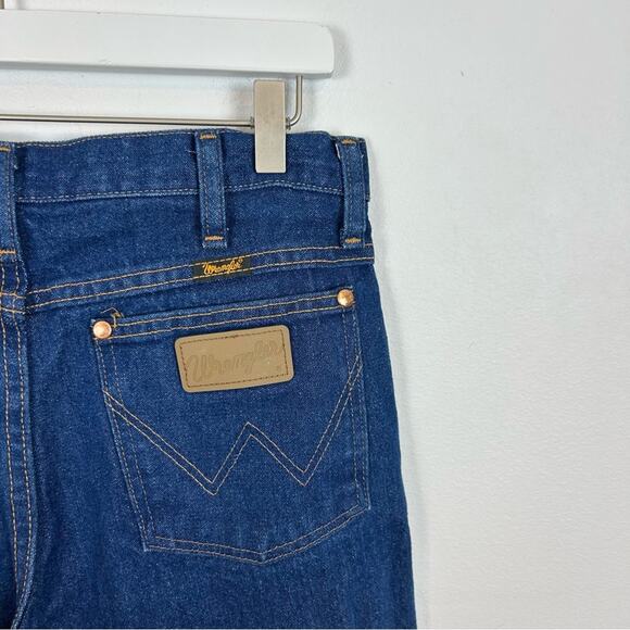 Wrangler Men's Cowboy Cut A305 Dark Wash Jeans Size 31 x 32 - Picture 3 of 5